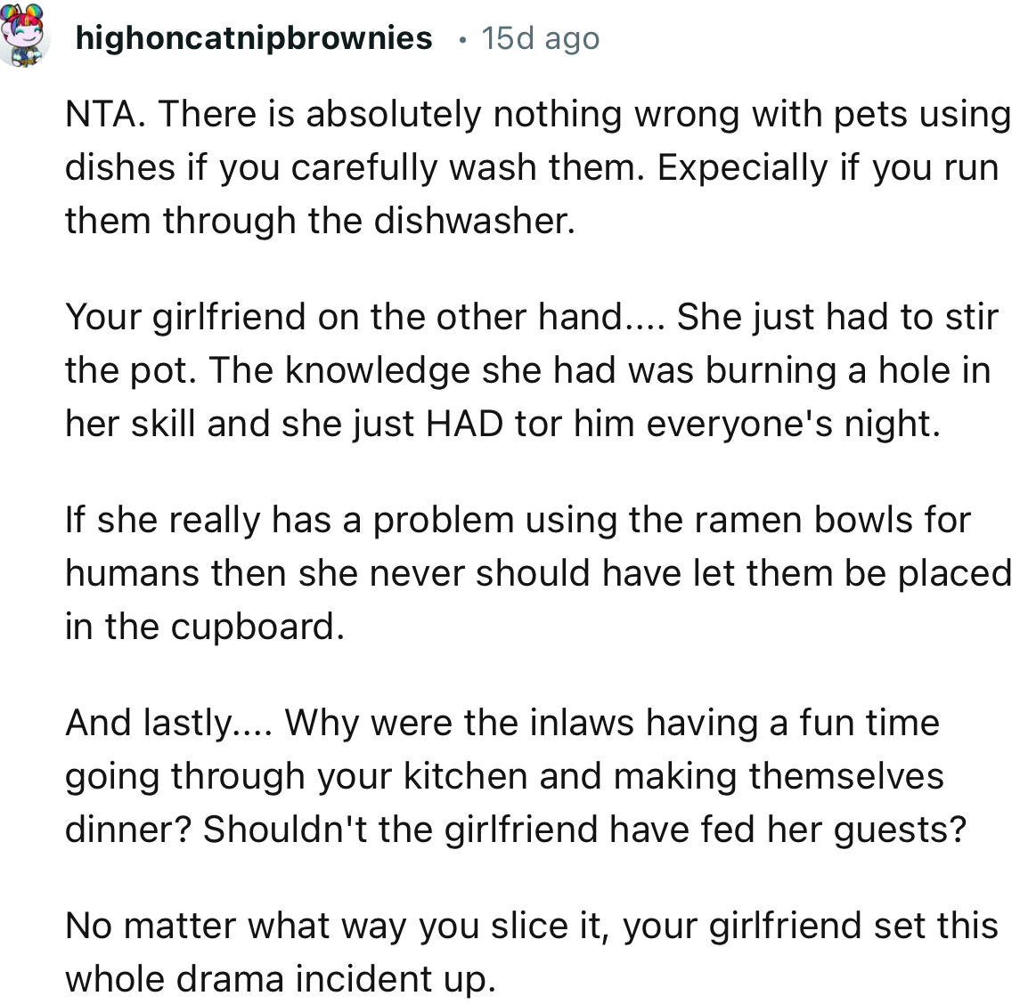 “There is absolutely nothing wrong with pets using dishes if you carefully wash them, especially if you run them through the dishwasher.”