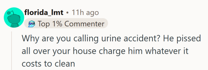 Politeness aside, they argued the host had every right to call it what it was and send the bill.