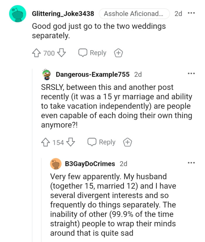 Are people even capable of doing their own things anymore?