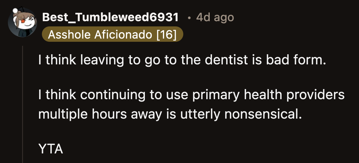 OP received a mixture of reactions. The most upvoted comment judged that OP was the a**hole.