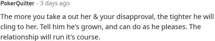 OP shouldn't push this matter