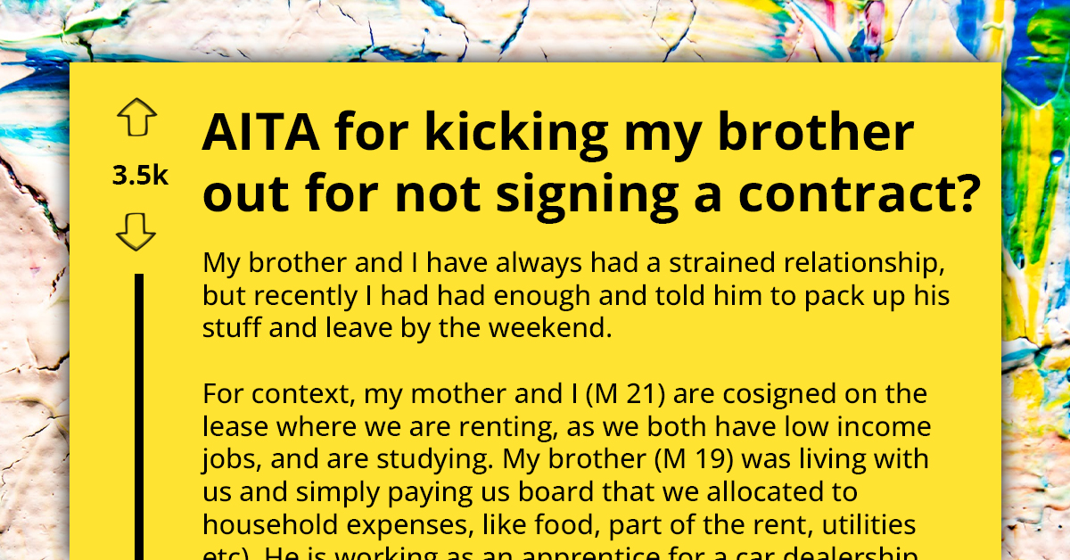 Responsible Older Brother Writes Ultimatum to Force His Slob Brother to Grow Up After He Found Rotten Food Sitting in His Bedroom