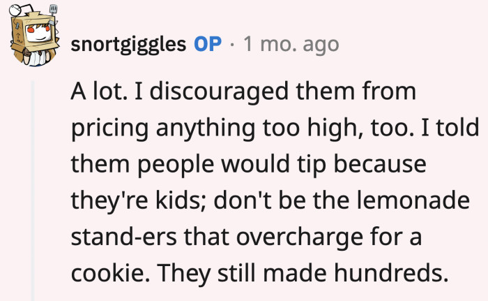 Looks like they made a killing!