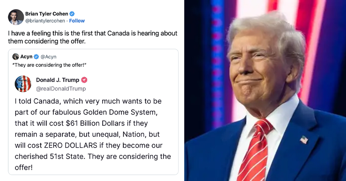 No One’s Buying Trump’s Bizarre New Accusation About Canada