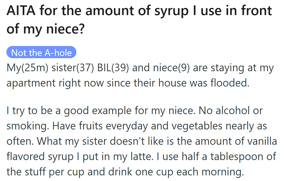 He Thought He Was Being a Good Role Model — Until Syrup Became the Villain.