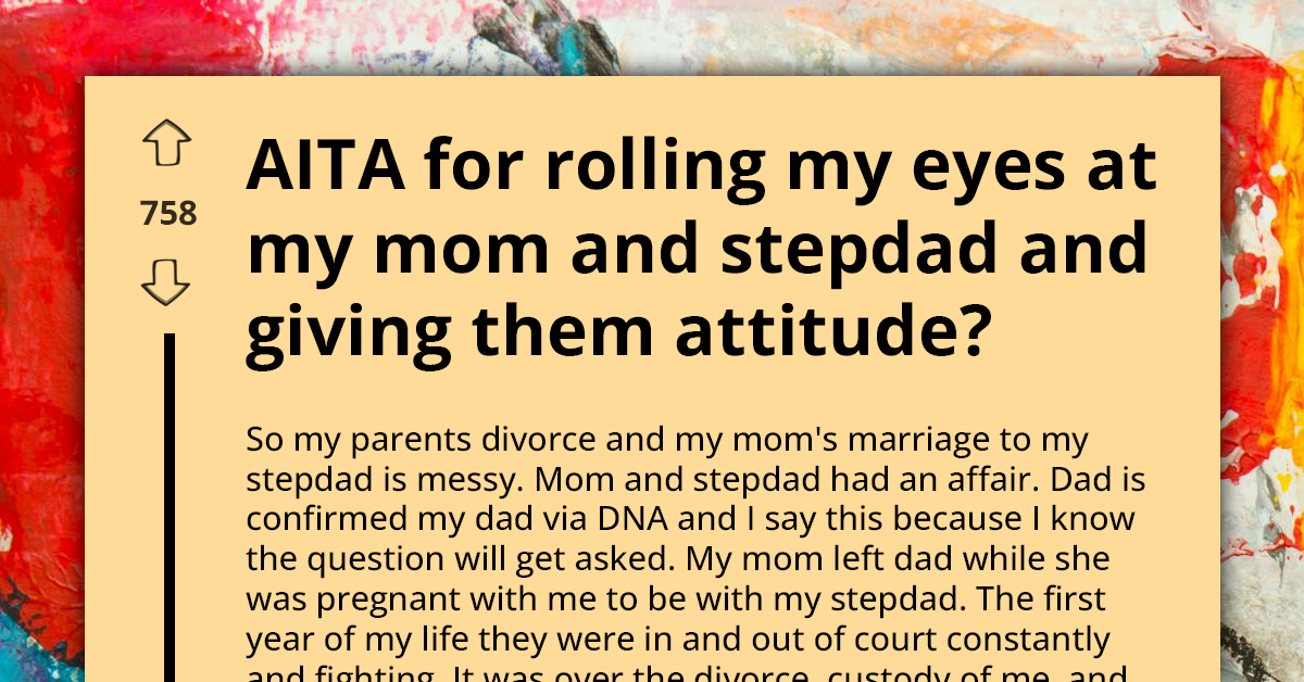 Teen Gets Called Out For Rolling His Eyes At Mom And Stepdad While Discussing What His Biological Dad Put Them Through