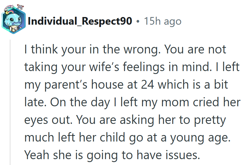 Nothing like a personal story to remind everyone that moms never really stop being moms.