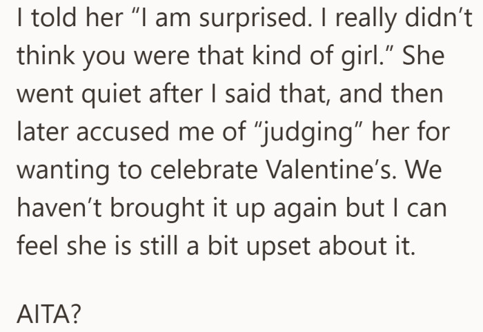 The disagreement fades from discussion, but the emotional impact clearly lingers between them.