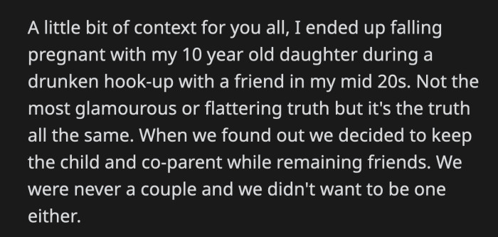 OP was visibly incensed, so her friend's father took their daughter to the cafeteria. The adults had to talk.
