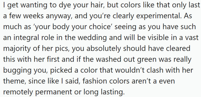 OP should have cleared this with the bride.