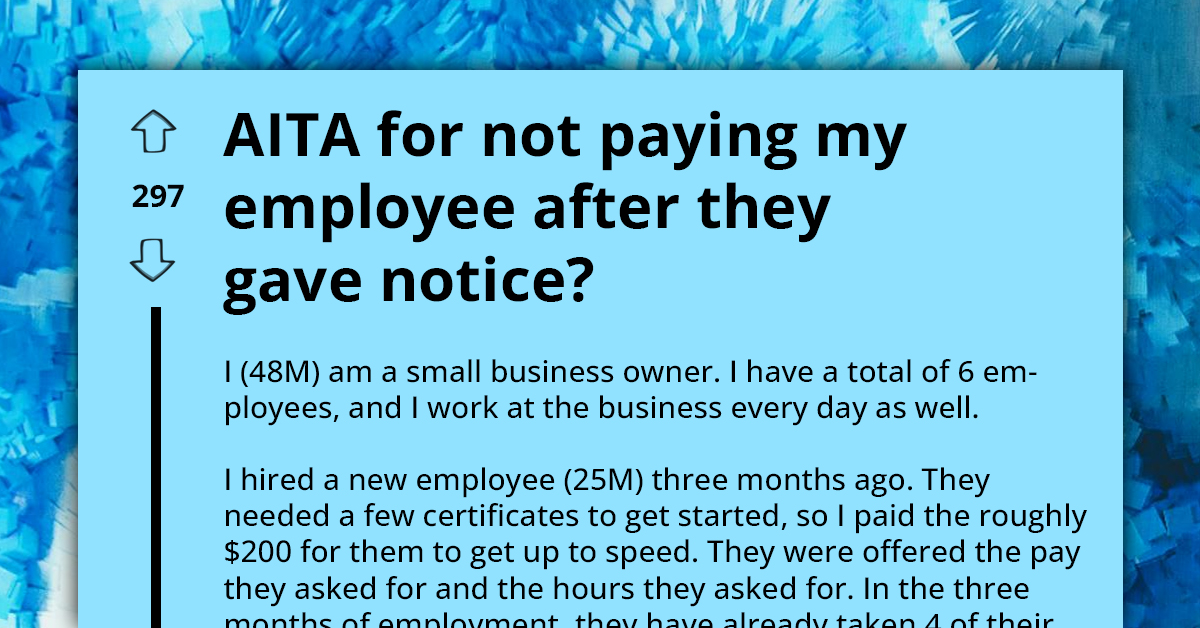 Business Owner Holds Back Ex-Staff's Pay For Ingeniously Exploiting Company Policies, Faces Potential Clash With Labor Regulations