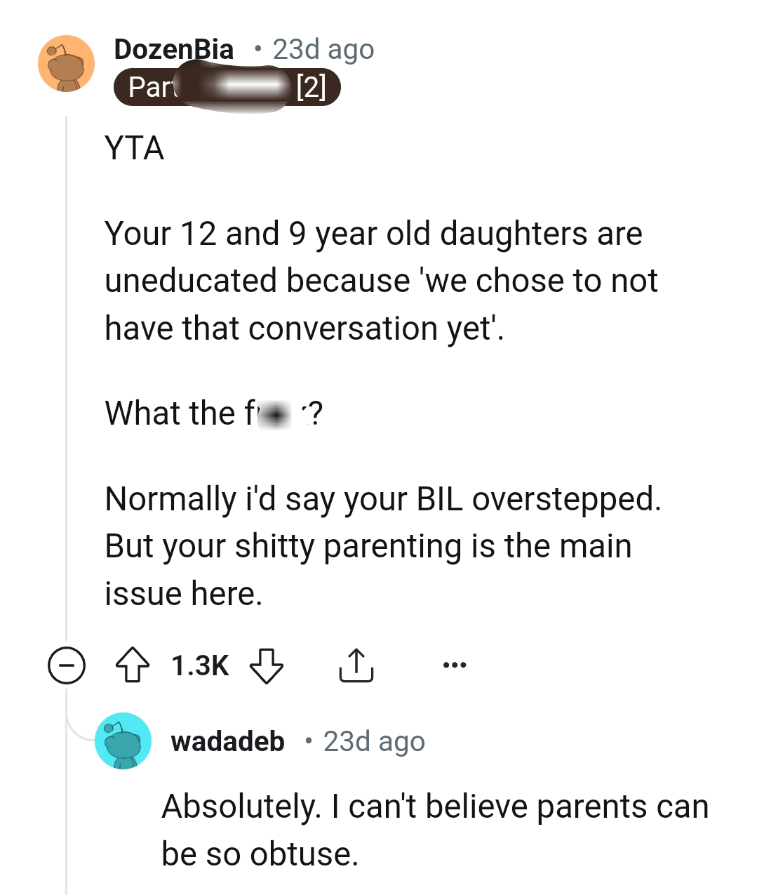 As usual, the comments roll in and here are a bunch of them