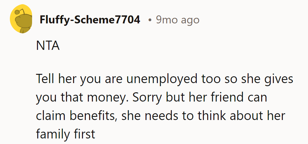 Time to cash in on that friendship discount. Who knew being unemployed had perks?