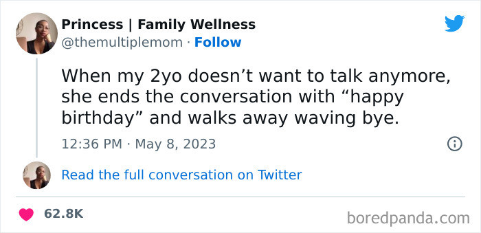 29. Happy birthday and bye