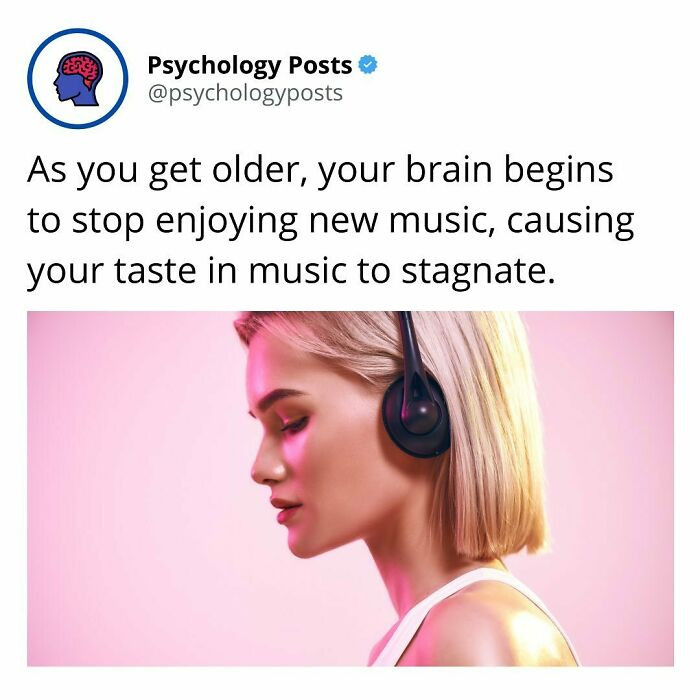 Why older people can't keep up with the latest music