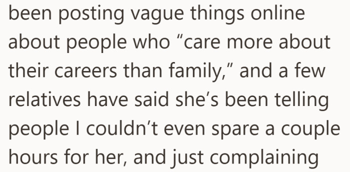 The situation grew bigger once the story started spreading among relatives and online.
