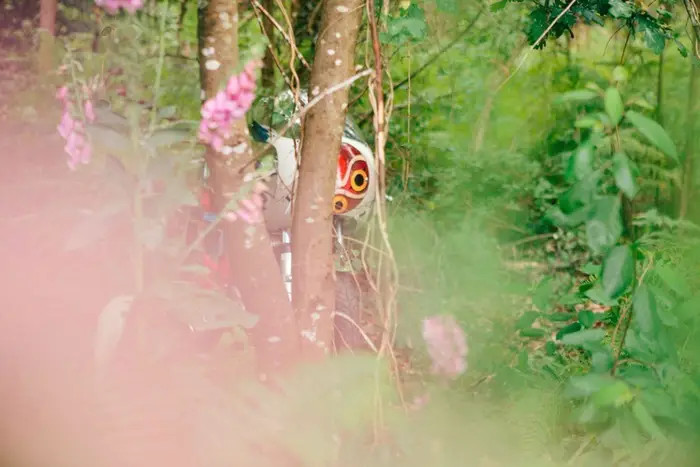 A motorbike design inspired by Studio Ghibli’s film was created by David Borras, who is from a motorcycle company called El Solitario.