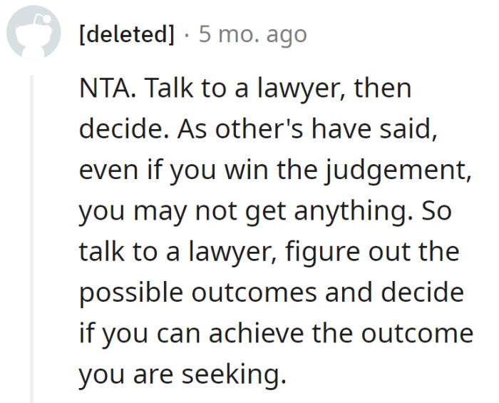 Lawyer up; winning's like online shopping—no guarantee of delivery. Check the fine print before hitting 