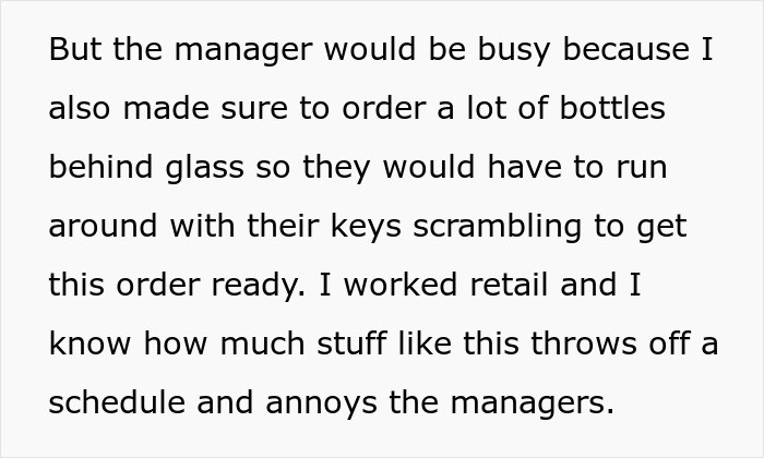 He had something especially nice planned for the manager