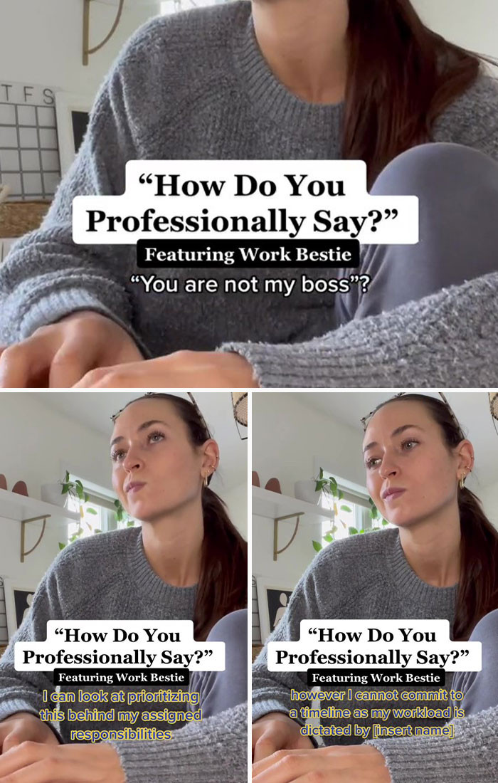 7. You are not my boss