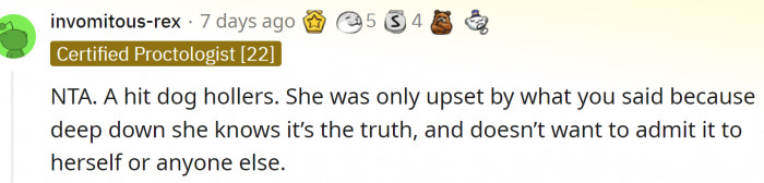 The Redditors don't think OP did anything wrong