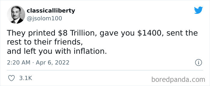33. They left you with inflation