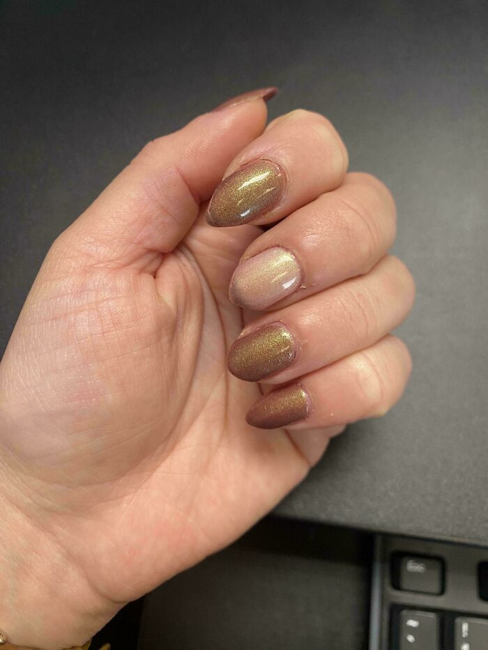 "A Paper Cut On My Finger. My Thermal Nail Polish Changed Colors"