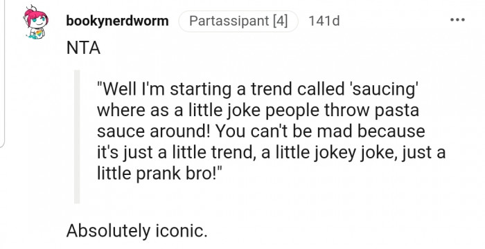 OP is about to start an iconic trend