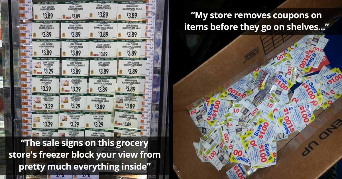 Grocery Stores Whose Main Objective in Life Is to Confuse Their Customers and Infuriate Them