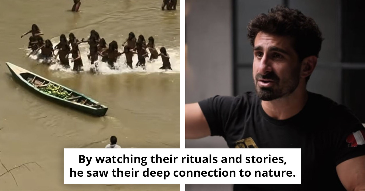 Explorer reveals 'captivating' experience while unveiling exclusive footage of an uncontacted tribe in the Amazon.