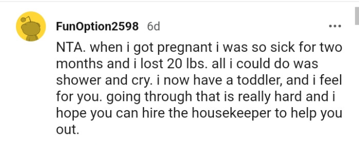 All this Redditor could do was shower and cry