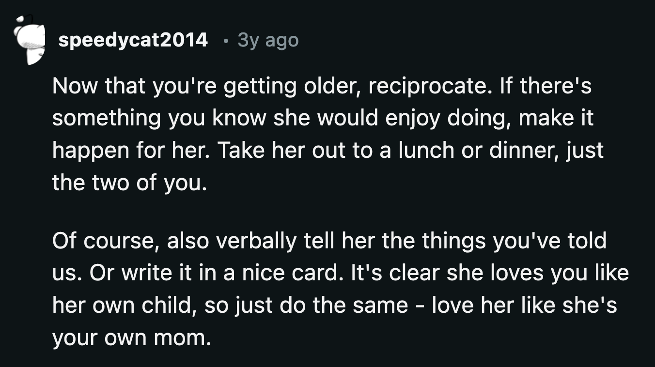 If Anna appreciates gestures and quality time, she and OP could spend a day together doing her favorite things.