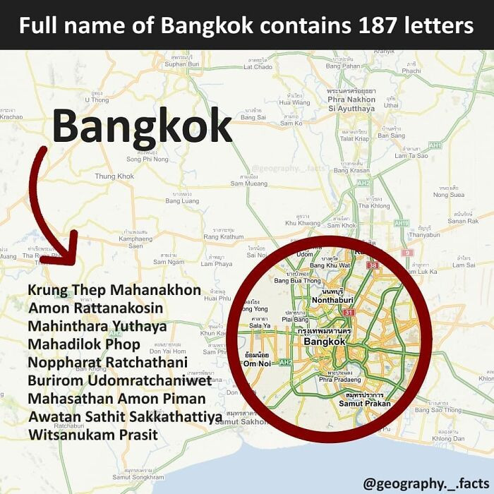 9. The Full Name of Bangkok