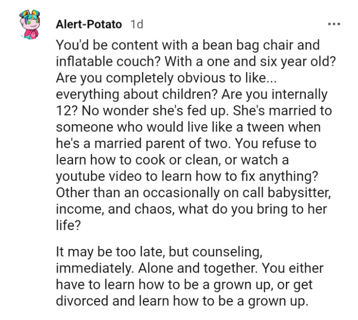 This Redditor Wants to Know What the OP Brings to His Wife's Life