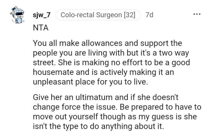 Giving Her an Ultimatum