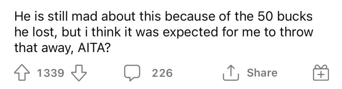 Now the OP is wondering if she was the a**hole here since her friend is still angry with her.