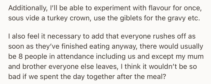 OP is eager to get the Reddit community’s opinion on this matter