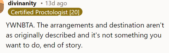 If he doesn't want to go, he doesn't have to