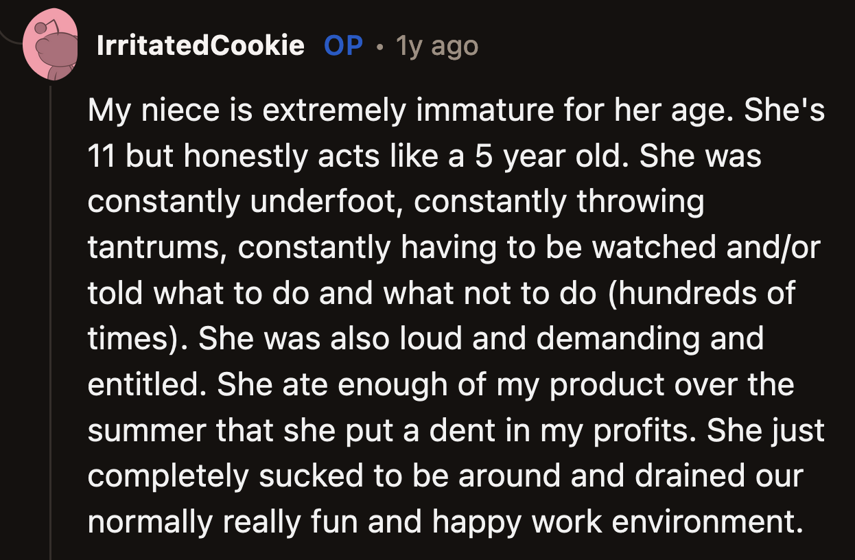 If Only Her Sister-in-Law Could Accept That Her Daughter Is Not Old Enough to Be an 