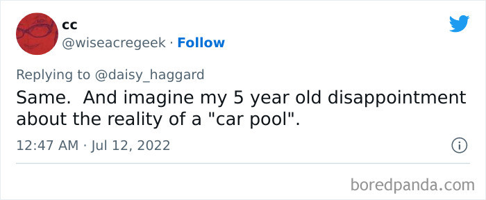 23. We need to make a real carpool