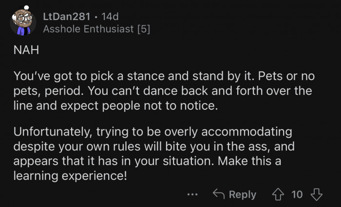 This should be a learning experience for OP's tenants.