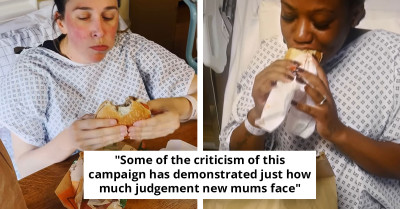 Burger King Commercials With Mothers Eating Burgers After Giving Birth Sparks Online Outrage