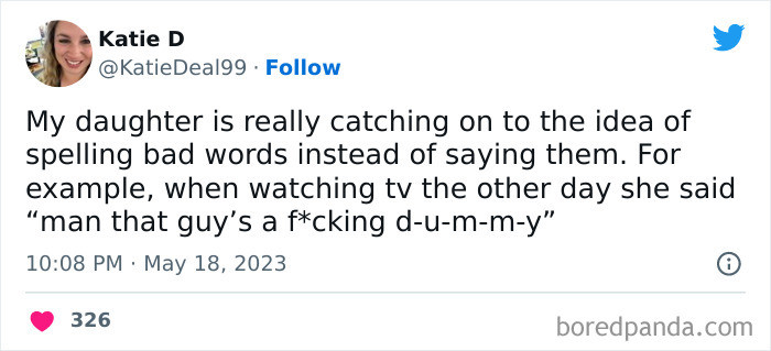 21. Don't say it, just spell it