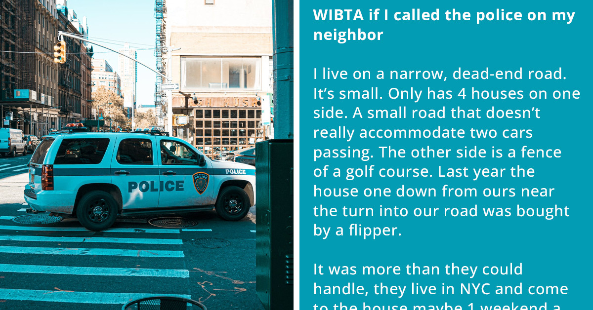 Property Owner Plans To Call The Cops On His Neighbor After Getting His Street Blocked With Their Ongoing Construction