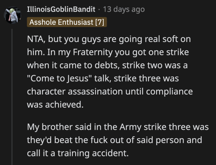 They are definitely mollycoddling Carl and he now gets to act like the victim because OP called his dad