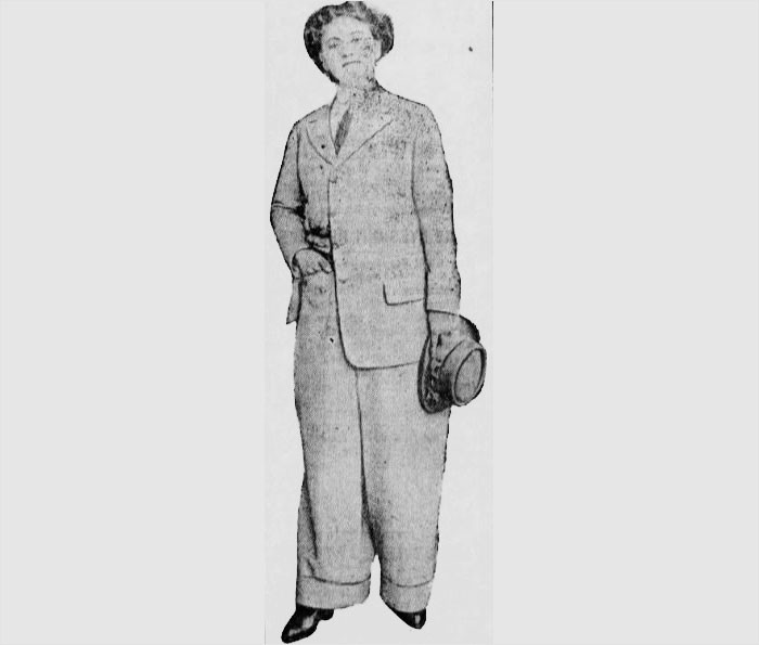 What people before did not see: pockets suit women!