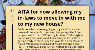 Woman Shares Why She Refused For Her In-Laws To Move Into Their Home