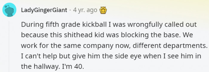 12. The side-eye things is a small form of every day revenge