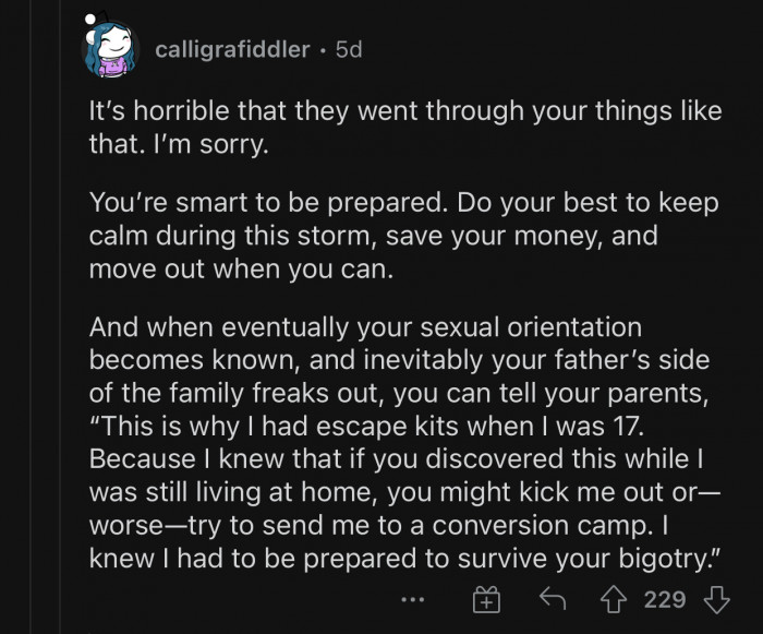 Being prepared is a smart move on OP's behalf.