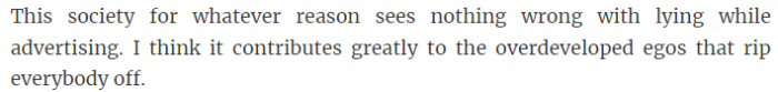 37. Deceptive advertising: Fueling ego-driven exploitation in society